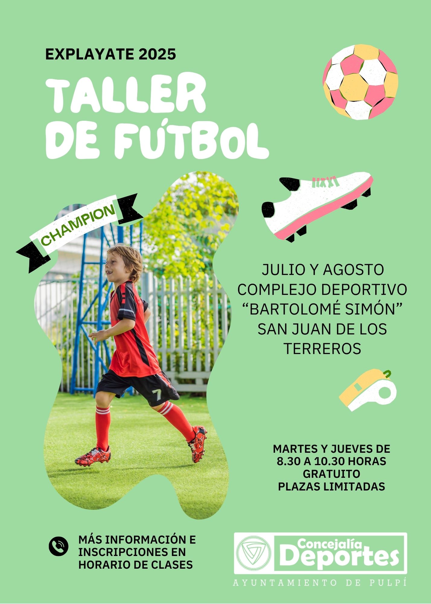 TALLER DE FÚTBOL EXPLAYATE 2025